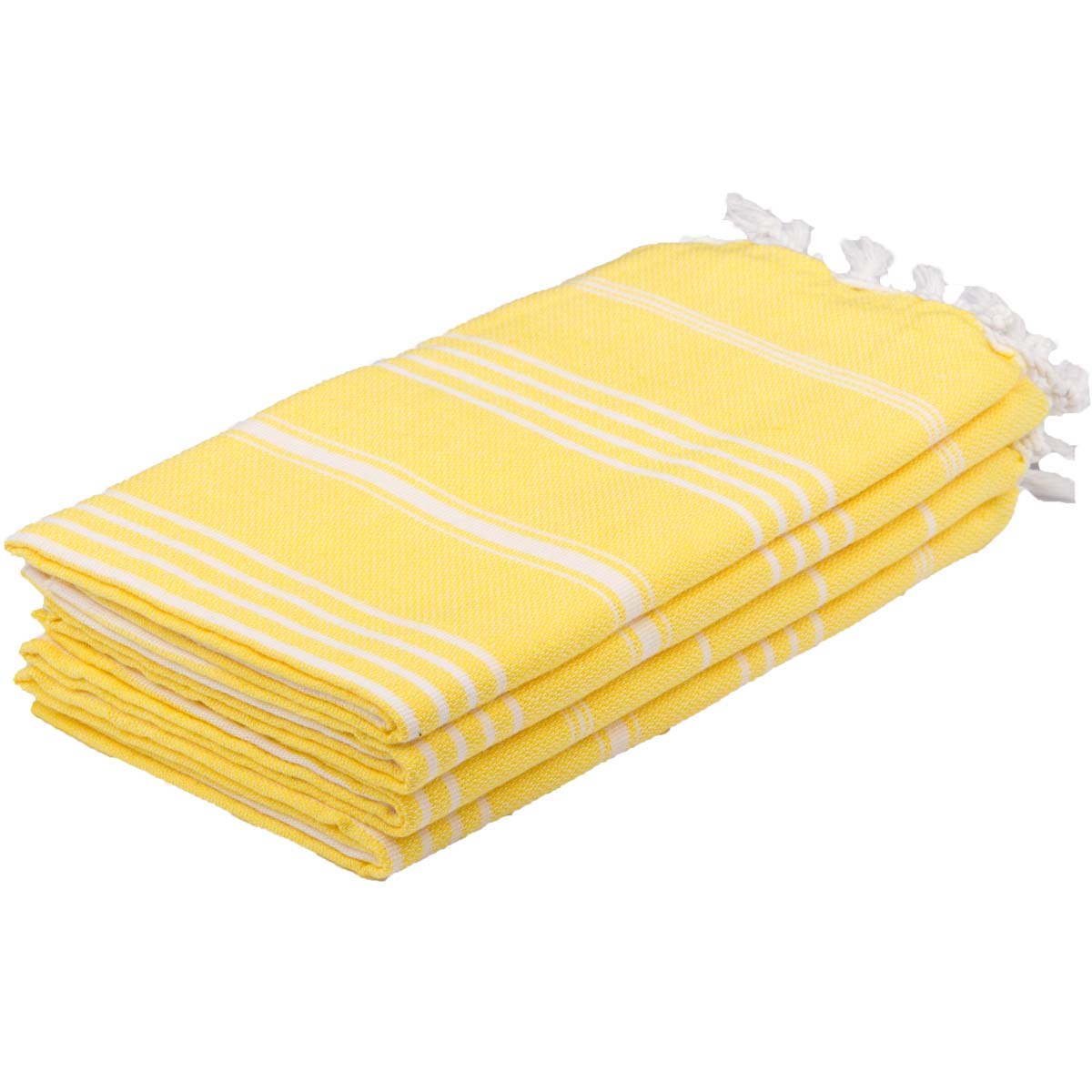 yellow towels set